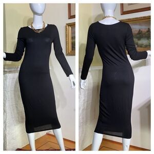 Sexy Bodycon Little Black Dress LBD